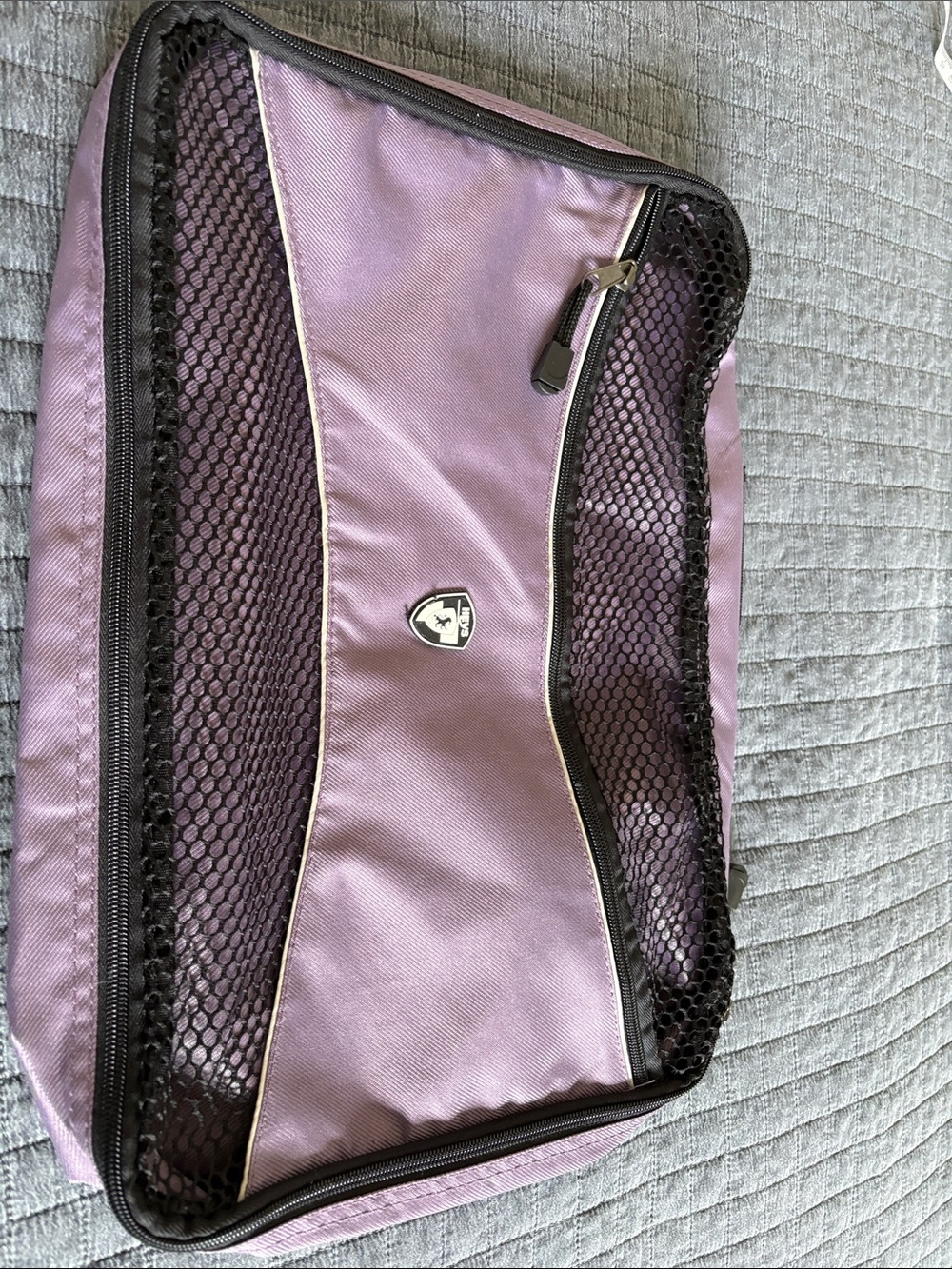 Lavender Travel Packing Cube with Mesh Panels